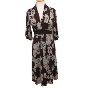 Susie Collection Stretch Floral Print Office Dress- Sz. Med